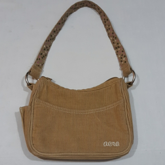 Aeropostale Handbags - ⬇️$15 Aeropostale tan cordouroy mini purse